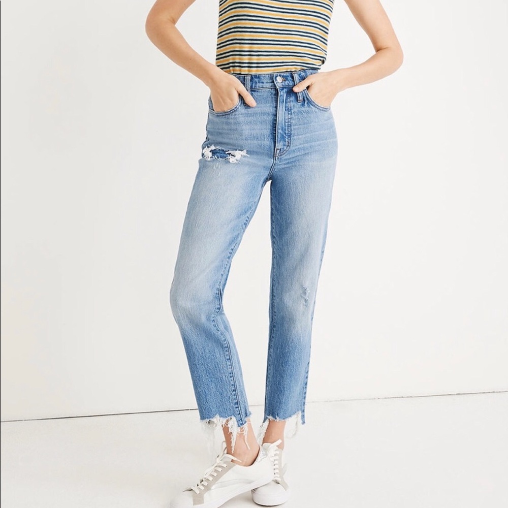 Madewell Classic Straight Jeans in Corrie Wash